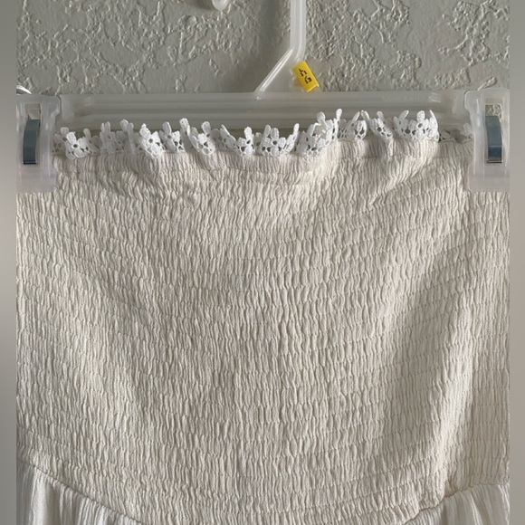 Fortunate One Strapless Maxi Dress White Sz M New with Tags! - Picture 8 of 16